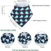imageYoofoss Baby Bibs 8 Pack Baby Bandana Drool Bibs Soft and Breathable for Boys and Girls
