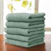 imageYoofoss Luxury Washcloths Towel Set 10 Pack Baby Wash Cloth for BathroomHotelSpaKitchen MultiPurpose Fingertip Towels ampamp Face ClothsGreen