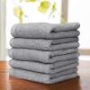 imageYoofoss Luxury Washcloths Towel Set 10 Pack Baby Wash Cloth for BathroomHotelSpaKitchen MultiPurpose Fingertip Towels ampamp Face ClothsLight Grey