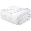 imageYoofoss Muslin Blanket 100 Organic Cotton Throw Large 50quot x 60quot for Bed Couch Summer Gauze Blanket for Adults Lightweight and Breathable Apricot WhiteWhite