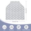 imageYoofoss Nursing Cover Breastfeeding Scarf  Baby Car Seat Covers Infant Stroller Cover Strechy Carseat Canopy for Boys and GirlsGrey