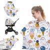 imageYoofoss Nursing Cover Breastfeeding Scarf  Baby Car Seat Covers Infant Stroller Cover Strechy Carseat Canopy for Boys and GirlsIce Cream