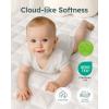imageYoofoss Waterproof Crib Mattress Protector Quilted Crib Mattress Pad Cover Ultra Soft and Breathable Machine Washable Toddler Mattress Protector for Standard Baby Crib Size 52x28White 2 Pack