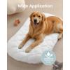 imageYoofoss Waterproof Crib Mattress Protector Quilted Crib Mattress Pad Cover Ultra Soft and Breathable Machine Washable Toddler Mattress Protector for Standard Baby Crib Size 52x28White 2 Pack
