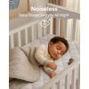 imageYoofoss Waterproof Crib Mattress Protector Quilted Crib Mattress Pad Cover Ultra Soft and Breathable Machine Washable Toddler Mattress Protector for Standard Baby Crib Size 52x28White 2 Pack