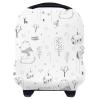 imageYoofoss Nursing Cover Breastfeeding Scarf  Baby Car Seat Covers Infant Stroller Cover Strechy Carseat Canopy for Boys and GirlsBear