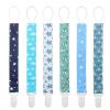 imageYoofoss Pacifier Clip for Boys and Girls 6 Pack Plastic Teething Clips Modern Designs Universal Holder Leash for Pacifiers Teething Toy and SoothieBoys
