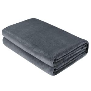 imageYoofoss Baby Blanket Fleece Coral Fluffy Throw Blanket for Toddler Infant or Newborn Microfiber Plush Swaddle Blanket for Boys Girls Crib Stroller Nap 28quotx40quot Dark Grey