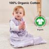 imageYoofoss Baby Sleep Sack 06 Months 15 Tog Baby Wearable Blanket with 2Way Zipper 100 Organic Cotton Fabric Winter Infant Sleeping Sack Warm Soft Comfy05 Togpurple Unicorn