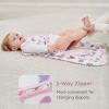 imageYoofoss Baby Sleep Sack 06 Months 15 Tog Baby Wearable Blanket with 2Way Zipper 100 Organic Cotton Fabric Winter Infant Sleeping Sack Warm Soft Comfy05 Togpurple Unicorn