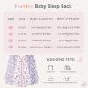 imageYoofoss Baby Sleep Sack 06 Months 15 Tog Baby Wearable Blanket with 2Way Zipper 100 Organic Cotton Fabric Winter Infant Sleeping Sack Warm Soft Comfy05 Togpurple Unicorn