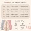 imageYoofoss Baby Sleep Sack 06 Months 15 Tog Baby Wearable Blanket with 2Way Zipper 100 Organic Cotton Fabric Winter Infant Sleeping Sack Warm Soft ComfyApricotpinkelephant
