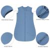 imageYoofoss Baby Sleep Sack 06 Months 15 Tog Baby Wearable Blanket with 2Way Zipper 100 Organic Cotton Fabric Winter Infant Sleeping Sack Warm Soft ComfyCyanbluegrey
