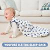 imageYoofoss Baby Sleep Sack 06 Months 15 Tog Baby Wearable Blanket with 2Way Zipper 100 Organic Cotton Fabric Winter Infant Sleeping Sack Warm Soft ComfyDinosaur