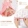 imageYoofoss Baby Sleep Sack 06 Months 15 Tog Baby Wearable Blanket with 2Way Zipper 100 Organic Cotton Fabric Winter Infant Sleeping Sack Warm Soft ComfyPink Arrow