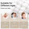 imageYoofoss Hooded Baby Towels for Newborn 2 Pack 100 Muslin Organic Cotton Baby Bath Towel with Hood for Babies Infant Toddler and Kids 32x32Inch Soft and Absorbent Newborn Essential BeigeampampCoffeeAlpaca and Elephant