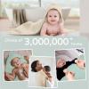 imageYoofoss Hooded Baby Towels for Newborn 2 Pack 100 Muslin Organic Cotton Baby Bath Towel with Hood for Babies Infant Toddler and Kids 32x32Inch Soft and Absorbent Newborn Essential BeigeampampCoffeeApricot and Green