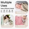 imageYoofoss Hooded Baby Towels for Newborn 2 Pack 100 Muslin Organic Cotton Baby Bath Towel with Hood for Babies Infant Toddler and Kids 32x32Inch Soft and Absorbent Newborn Essential BeigeampampCoffeeBeige  Bean Paste