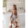 imageYoofoss Hooded Baby Towels for Newborn 2 Pack 100 Muslin Organic Cotton Baby Bath Towel with Hood for Babies Infant Toddler and Kids 32x32Inch Soft and Absorbent Newborn Essential BeigeampampCoffeeBeigecoffee
