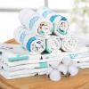 imageYoofoss Muslin Burp Cloths for Baby 10 Pack 100 Organic Cotton Baby Washcloths for Boys Girls Large 20X10 Super Soft and Absorbent WhiteAlpaca