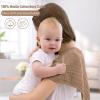 imageYoofoss Muslin Burp Cloths for Baby 10 Pack 100 Organic Cotton Baby Washcloths for Boys Girls Large 20X10 Super Soft and Absorbent WhiteGradient Coffee