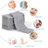 imageYoofoss Muslin Burp Cloths for Baby 10 Pack 100 Organic Cotton Baby Washcloths for Boys Girls Large 20X10 Super Soft and Absorbent WhiteGray