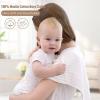 imageYoofoss Muslin Burp Cloths for Baby 10 Pack 100 Organic Cotton Baby Washcloths for Boys Girls Large 20X10 Super Soft and Absorbent WhiteWhite
