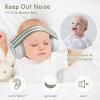 imageYoofoss Baby Ear Muffs Noise Protection for Infant and Babies Up to 36 Months  Noise Cancelling Headphones for Ear Protection Sleep Travel Baby EssentialsGreen