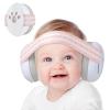 imageYoofoss Baby Ear Muffs Noise Protection for Infant and Babies Up to 36 Months  Noise Cancelling Headphones for Ear Protection Sleep Travel Baby EssentialsPink