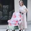 imageYoofoss Nursing Cover Breastfeeding Scarf  Baby Car Seat Covers Infant Stroller Cover Strechy Carseat Canopy for Boys and Girls BearFlower