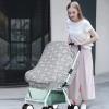 imageYoofoss Nursing Cover Breastfeeding Scarf  Baby Car Seat Covers Infant Stroller Cover Strechy Carseat Canopy for Boys and Girls BearGrey