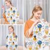 imageYoofoss Nursing Cover Breastfeeding Scarf  Baby Car Seat Covers Infant Stroller Cover Strechy Carseat Canopy for Boys and Girls BearIce Cream