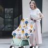 imageYoofoss Nursing Cover Breastfeeding Scarf  Baby Car Seat Covers Infant Stroller Cover Strechy Carseat Canopy for Boys and Girls BearIce Cream