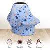 imageYoofoss Nursing Cover Breastfeeding Scarf  Baby Car Seat Covers Infant Stroller Cover Strechy Carseat Canopy for Boys and Girls BearStar