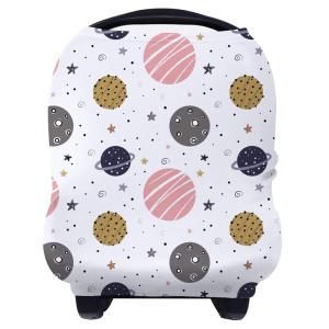 imageYoofoss Nursing Cover Breastfeeding Scarf  Baby Car Seat Covers Infant Stroller Cover Strechy Carseat Canopy for Boys and Girls BearSpace