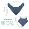 imageYoofoss Baby Bibs 10 Pack Soft and Absorbent Baby Bandana Drool Bibs for Boys Girls