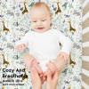 imageYoofoss Baby Crib Sheets for Boys Girls Fitted Crib Sheet 2 Pack for Standard Crib and Toddler Mattress Super Soft Microfiber Baby Sheet 28x52x8inGreenLeafGreen  Giraffe