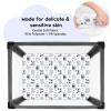 imageYoofoss Baby Crib Sheets for Boys Girls Fitted Crib Sheet 2 Pack for Standard Crib and Toddler Mattress Super Soft Microfiber Baby Sheet 28x52x8inGreenLeafPanda