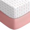 imageYoofoss Baby Crib Sheets for Boys Girls Fitted Crib Sheet 2 Pack for Standard Crib and Toddler Mattress Super Soft Microfiber Baby Sheet 28x52x8inGreenLeafArrow