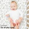 imageYoofoss Baby Crib Sheets for Boys Girls Fitted Crib Sheet 2 Pack for Standard Crib and Toddler Mattress Super Soft Microfiber Baby Sheet 28x52x8inApricotGreenGreenleaf