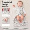 imageYoofoss Baby Sleep Sack 06 Months 05 TOG Baby Wearable Blanket 100 Organic Cotton Infant Toddler Sleeping Sack 2Way Zipper Lightweight Sleep Sack Black Forest05 Toggrizzlypack of 1