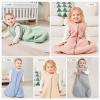 imageYoofoss Baby Sleep Sack 06 Months 05 TOG Baby Wearable Blanket 100 Organic Cotton Infant Toddler Sleeping Sack 2Way Zipper Lightweight Sleep Sack Black ForestBlue