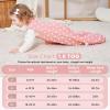 imageYoofoss Baby Sleep Sack 06 Months 05 TOG Baby Wearable Blanket 100 Organic Cotton Infant Toddler Sleeping Sack 2Way Zipper Lightweight Sleep Sack Black Forest10 Togpinkarrow