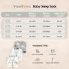 imageYoofoss Baby Sleep Sack 612 Months 05 Tog Wearable Blanket for Baby 3 Pack 100 Organic Cotton Infant Toddler Sleeping Sack 2Way Zipper Lightweight Sleep SackGrizzly Bear