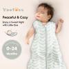 imageYoofoss Baby Sleep Sack 612 Months 05 Tog Wearable Blanket for Baby 3 Pack 100 Organic Cotton Infant Toddler Sleeping Sack 2Way Zipper Lightweight Sleep SackGrizzly Bear