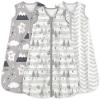 imageYoofoss Baby Sleep Sack 612 Months 05 Tog Wearable Blanket for Baby 3 Pack 100 Organic Cotton Infant Toddler Sleeping Sack 2Way Zipper Lightweight Sleep SackGrizzly Bear