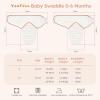 imageYoofoss Baby Swaddles for Newborns 100 Organic Cotton Adjustable Swaddle Sleep Sack 03 Months Newborn Swaddle Sack Breathable SoftSmallBrown Animals