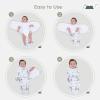 imageYoofoss Baby Swaddles for Newborns 100 Organic Cotton Adjustable Swaddle Sleep Sack 03 Months Newborn Swaddle Sack Breathable SoftSmallGrey Forest