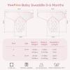 imageYoofoss Baby Swaddles for Newborns 100 Organic Cotton Adjustable Swaddle Sleep Sack 03 Months Newborn Swaddle Sack Breathable SoftSmallPink  Flowers