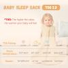 imageYoofoss Baby Wearable Blanket TOG 25 Winter Sleep Sack 1824 Months 100 Organic Cotton Toddler Sleeping Sack with 2Way Zipper Warm Quilted Sleep SackApricot